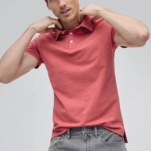 EUC Men’s Bonobos Polo, Red, M
